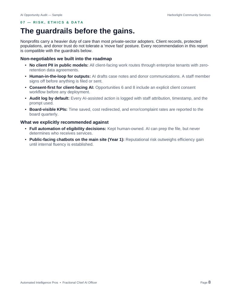Page 8 — Risk & Governance